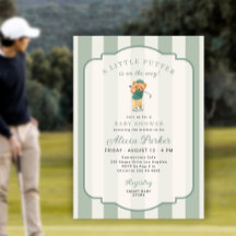 A little putter on the way golf baby shower