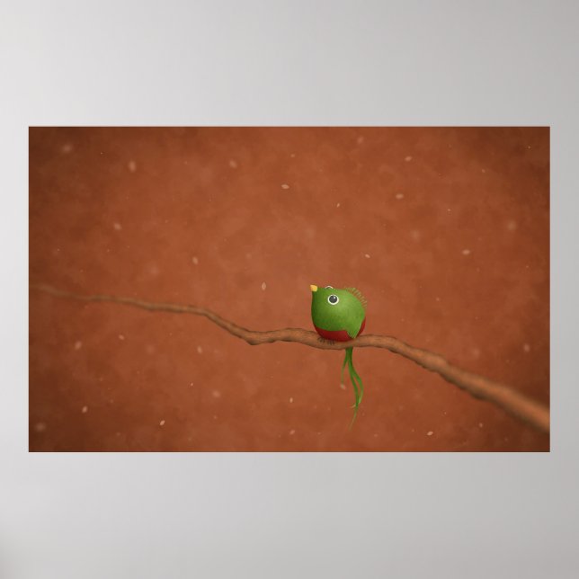 A Little Quetzal Poster (Front)