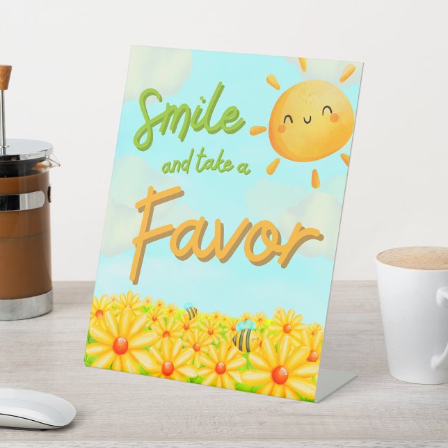 A Little Ray of Sunshine - Favour Pedestal Sign (Creator Uploaded)