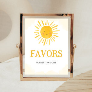 A Little Ray of Sunshine Favours Sign