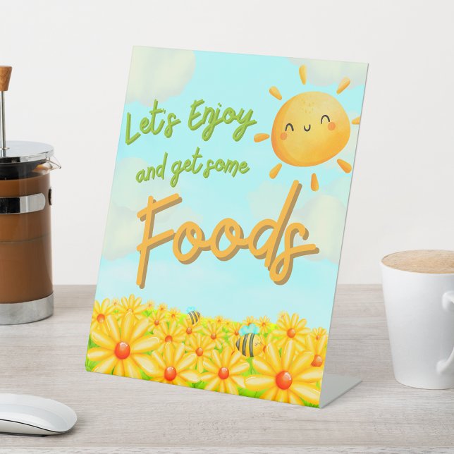 A Little Ray of Sunshine - Foods Pedestal Sign (Creator Uploaded)