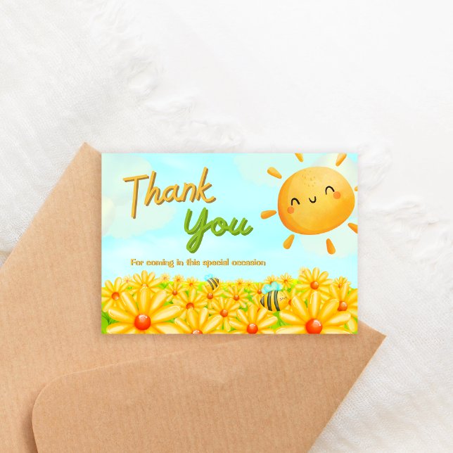 A Little Ray of Sunshine - Thank You Card (Creator Uploaded)