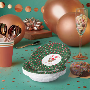 A Little Reindeer Is On The Way Paper Plate