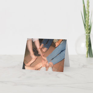 A little reminder: It's time for your pedicure. Card