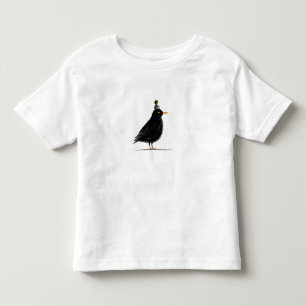 A Little Rider on a Black Bird Toddler T-Shirt