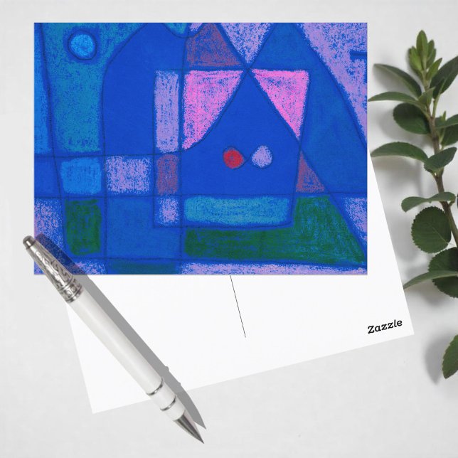 A little room in Venice by Paul Klee, Abstract Art Postcard (Creator Uploaded)