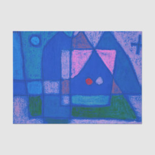 A little room in Venice by Paul Klee, Abstract Art Tissue Paper