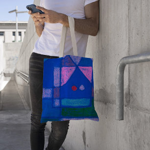 A little room in Venice by Paul Klee, Abstract Art Tote Bag