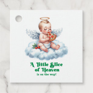 A Little Slice of Heaven Baby Shower Favour Tags
