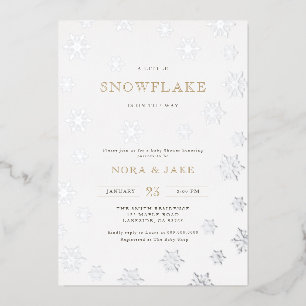 A little Snowflake Gender Neutral Baby Shower