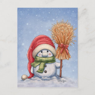 A Little Snowman Postcard