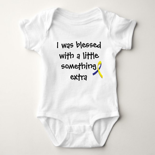 "A little something extra" Down Syndrome Shirt (Front)