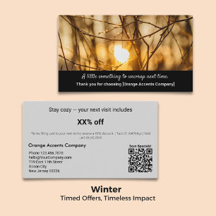 A Little Something to Unwrap Next Time - Winter Discount Card