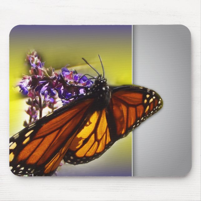 A Little Sweet Buttefly Mouse Pad (Front)