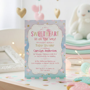 A Little Sweetheart Baby Shower Invitation