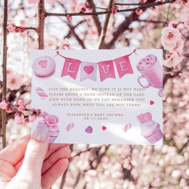 A Little Sweetheart Books for Baby Ticket Enclosure Card (Creator Uploaded)