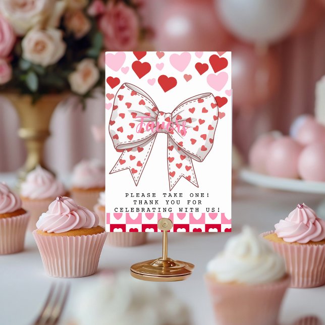 A Little Sweetheart Favours  Table Number (A Little Sweetheart Favors Table Number)