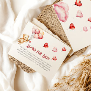 A little sweetheart is on her way diaper raffle enclosure card