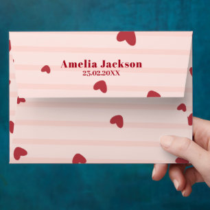 A little sweetheart valentine flowers baby shower envelope