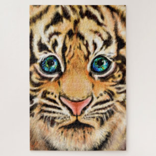 A Little Tiger - Drawing Art Collection Jigsaw Puzzle