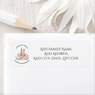 A Little Touch Of Paris Girls’ 1st. Birthday Party Return Address Label