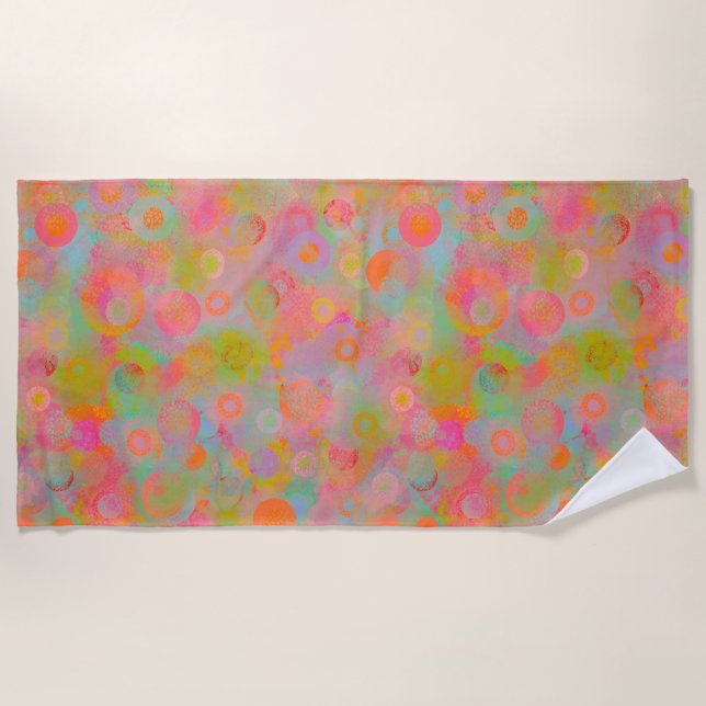 A Little Touch of Spring Beach Towel (Front)