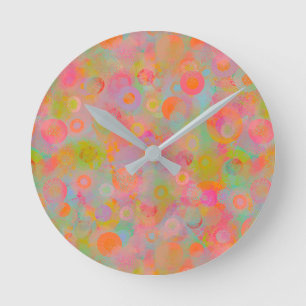 A Little Touch of Spring Round Clock