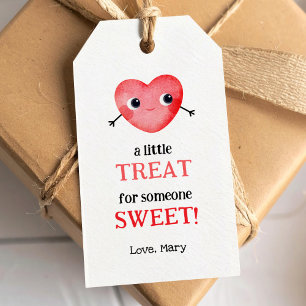 A little treat for someone sweet Valentine's heart Gift Tags