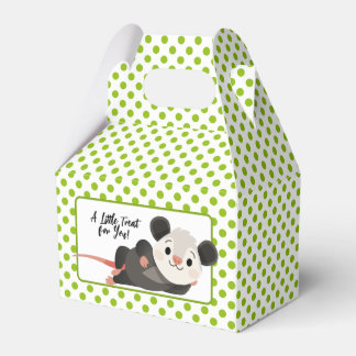 A Little Treat for You Cute Opossum Birthday Favour Box