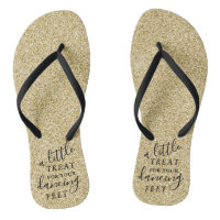 A Little Treat For Your Dancing Feet- Gold Glitter