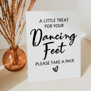 A Little Treat For Your Dancing Feet Wedding Sign
