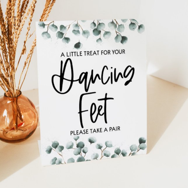 A Little Treat For Your Dancing Feet Wedding Sign (Creator Uploaded)