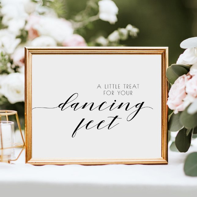 A Little Treat For Your Dancing Feet Wedding Sign (Creator Uploaded)