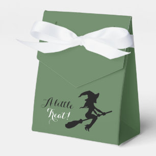A Little Treat! Witch On Broomstick Favor Box