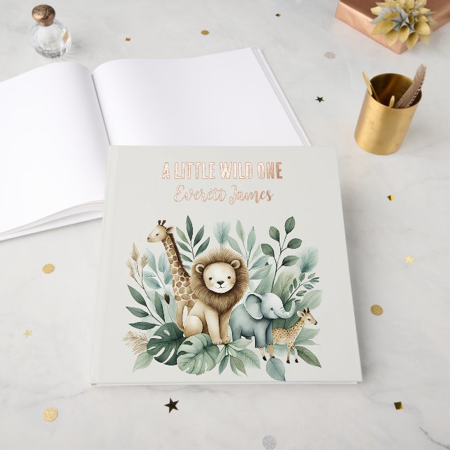 A Little Wild One  Guest Book (Front Open)