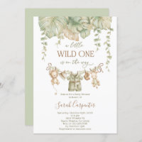 A Little Wild One is on the Way Safari Baby Shower