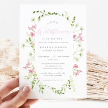 A Little Wildflower Botanical Girl Baby Shower