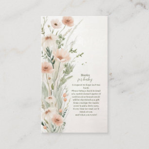 A Little Wildflower Girl  Books for Baby Enclosure Card