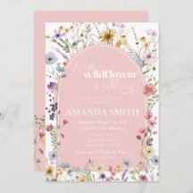 A Little Wildflower is in Bloom Floral Baby Shower