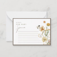 A Little Wildflower Neutral Wishes for Baby