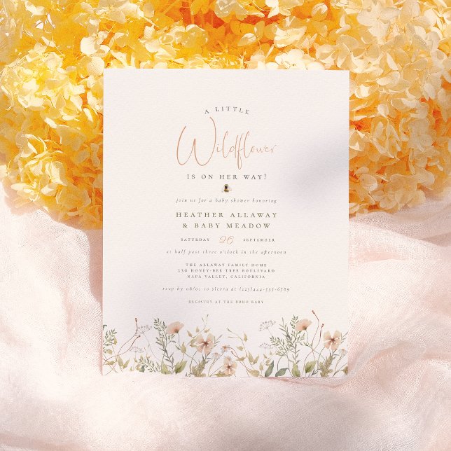 A Little Wildflower Rustic Boho Budget Baby Shower (Creator Uploaded)