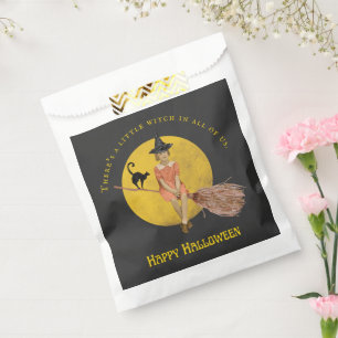 A Little Witch In All Of Us Halloween  Favour Bag