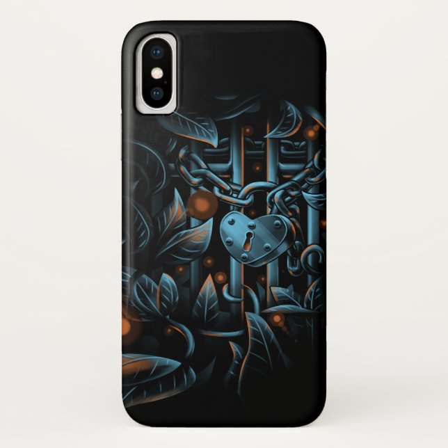 A Locked Heart Case-Mate iPhone Case (Back)