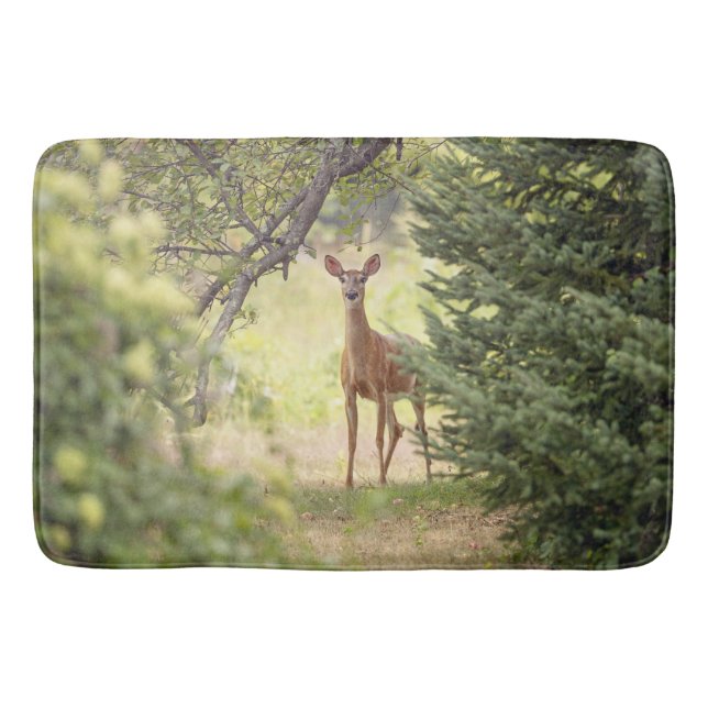 A Lone Deer  Bath Mat (Front)