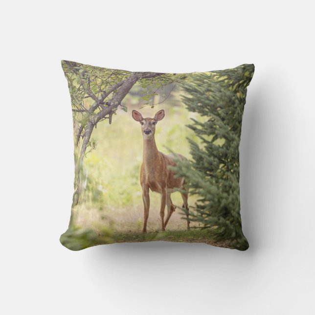 A Lone Deer  Cushion (Front)