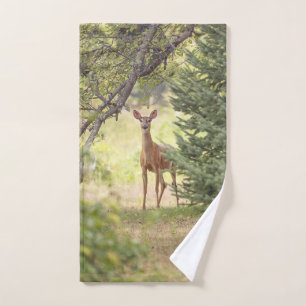 A Lone Deer Hand Towel