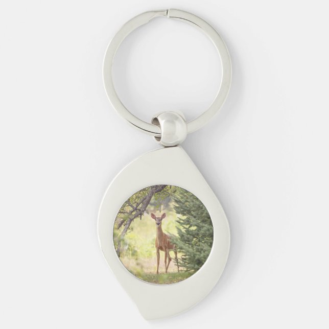 A Lone Deer  Key Ring (Front)