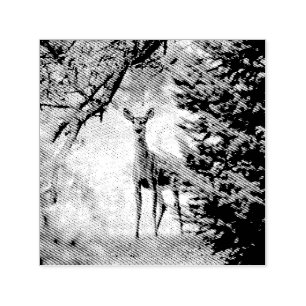 A Lone Deer Self-inking Stamp