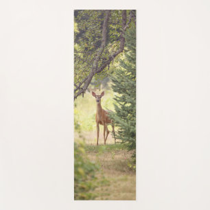 A Lone Deer Yoga Mat