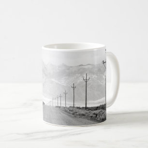 A Lone Road and Power Lines   San Juan Mountains Coffee Mug